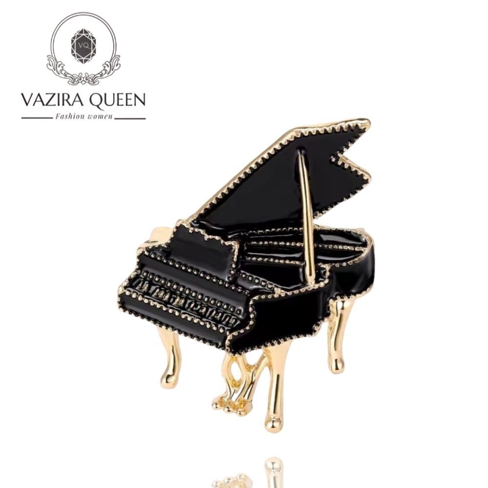 VQ Piano Brooch